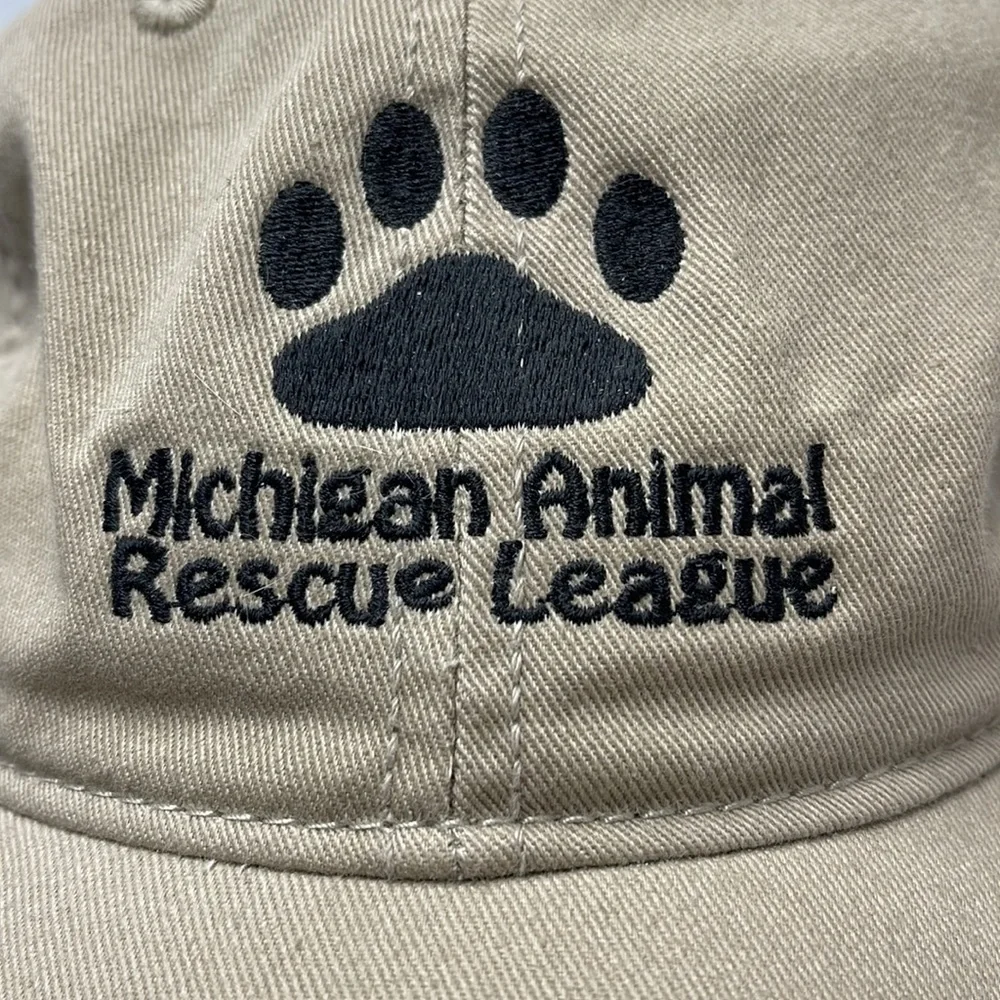Michigan Animal Rescue League Adjustable Baseball Hat Cap NWOT